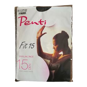Penti L Siyah Fit 15 Külotlu Çorap