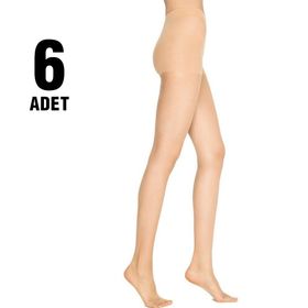 Penti Likra Fit 15 Parlak 6'lı Kadın Külotlu Çorap