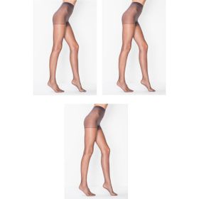Penti Lycra Fit 15 3'lü Siyah Kadın Külotlu Çorap