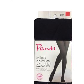Penti Mikro 200 Den Siyah Külotlu Çorap