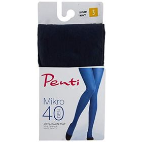 Penti Mikro 40 Lacivert Külotlu Çorap