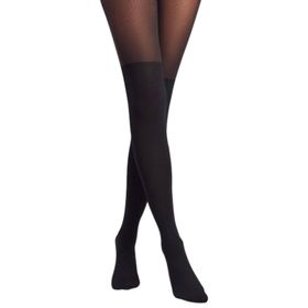 Penti Over Knee Siyah Külotlu Çorap