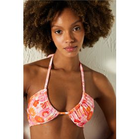 Penti PLRQ7K3323IY-MIX Citra Reverse Çiçek Desenli V Model Kadın Bikini Üstü