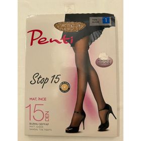 Penti Stop 15 Ten Rengi Külotlu Çorap