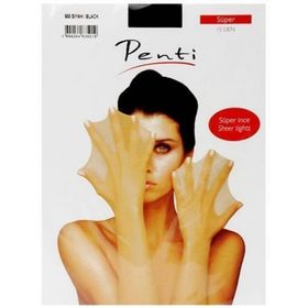 Penti Süper 15 Den Siyah No:2 İnce Külotlu Çorap