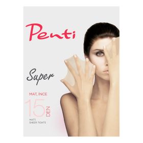 Penti Super 500-3 Siyah Külotlu Çorap