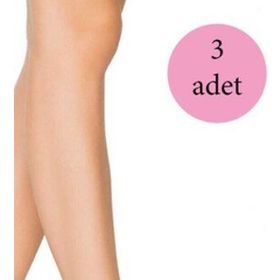 Penti Ten 3 Adet Kadın Ten Süper 15 Mat Soket Çorap