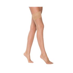 Penti Ten Rengi İntive Lingerie 15 Den Burnu Şeffaf Dantelli Silikonlu Parlak Jartiyer Çorabı