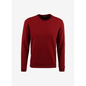 People By Fabrika SPBF3WM-SWT5009 Düz Bordo Bisiklet Yaka Erkek Sweatshirt