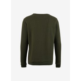 People By Fabrika SPBF3WM-SWT5009 Düz Yeşil Bisiklet Yaka Erkek Sweatshirt