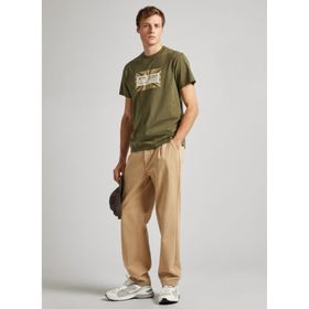 Pepe Jeans Credick Yeşil Askeri Yeşil Erkek T-shirt