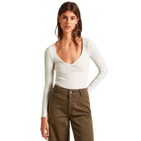 Pepe Jeans Huala Beyaz Mousse White Kadın T-shirt