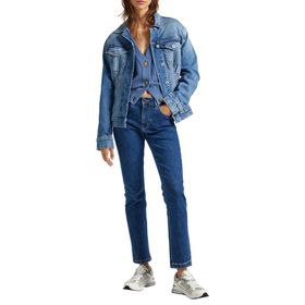 Pepe Jeans PL204592GX7 Mavi Straight Mavi Hw Jeans Pantolon