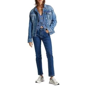 Pepe Jeans PL204592GX7 Mavi Straight Mavi Hw Jeans Pantolon