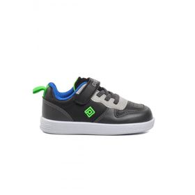 PEPİNO 1204-B Siyah Füme Saks Erkek Çocuk Sneaker Ayakkabı