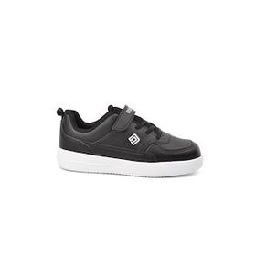 PEPINO 1302-F Siyah Beyaz Unisex Çocuk Spor Ayakkabı