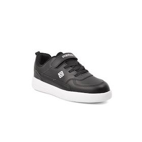 PEPINO 1302-F Siyah Beyaz Unisex Çocuk Spor Ayakkabı