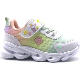 PEPİNO 1415 Beyaz Pudra Unisex Çocuk Spor Ayakkabı