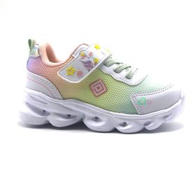 PEPİNO 1415 Beyaz Pudra Unisex Çocuk Spor Ayakkabı