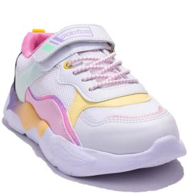 PEPİNO 1424 Beyaz Pembe Kız Çocuk Spor Ayakkabı