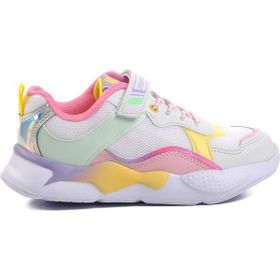PEPİNO 1424-F Beyaz Pembe Kız Çocuk Spor Ayakkabı