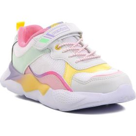 PEPİNO 1424-F Beyaz Pembe Kız Çocuk Spor Ayakkabı