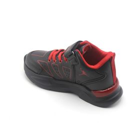 PEPİNO 1522 Siyah Kırmızı Unisex Çocuk Spor Bot
