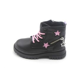 PEPİNO 1525 Siyah Pembe Unisex Çocuk Bot