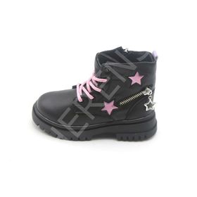 PEPİNO 1525 Siyah Pembe Unisex Çocuk Bot