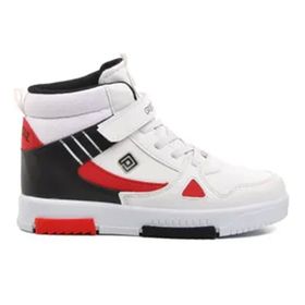 PEPİNO 1563-F Beyaz Siyah Kırmızı Erkek Çocuk Sneaker Ayakkabı