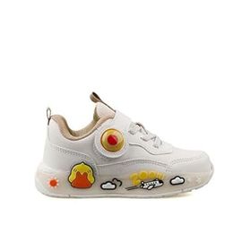 PEPİNO PK24 1739 Krem Bej Çocuk Günlük Işıklı Ayakkabı