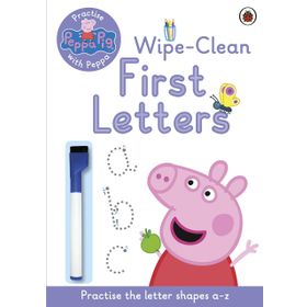 Peppa Pig: Practise with Peppa: Wipe-Clean First Letters - Peppa Pig Yayınları