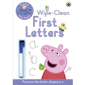 Peppa Pig: Practise with Peppa: Wipe-Clean First Letters - Peppa Pig Yayınları