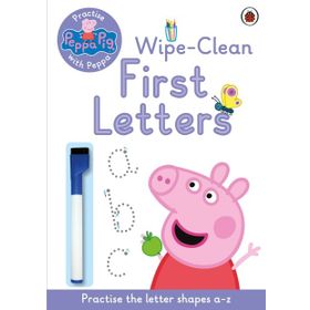 Peppa Pig: Practise with Peppa: Wipe-Clean First Letters - Peppa Pig Yayınları