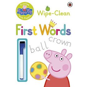 Peppa Pig: Practise with Peppa - Wipe-Clean First Words - Peppa Pig Yayınları