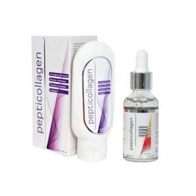 Pepticollagen Anti-Aging Cilt Bakım 30 ml Krem & 100 ml Serum Orijinal Boy Set