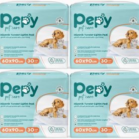 Pepy 60x90 cm 4X30 Evcil Hayvan Tuvalet Eğitim Pedi