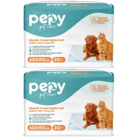 Pepy 60x90cm 2X30 Evcil Hayvan Tuvalet Eğitim Pedi