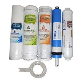 Pera Water Açık Kasa Su Arıtma Cihazlarına Uygun Pallas 80 Gpd Mebranlı 5'li Filtre Seti ve Açma Anahtarı