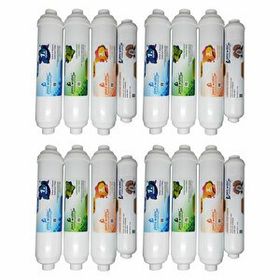 Pera Water Tüm Kapalı Kasa Su Arıtma Cihazlarına Uygun 4 Takım 4'lü Filtre Set