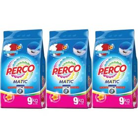 Perco Matik 9 kg Beyazlar ve Renkliler Toz Çamaşır Deterjanı