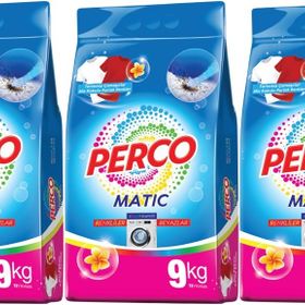 Perco Matik 9 kg Beyazlar ve Renkliler Toz Çamaşır Deterjanı