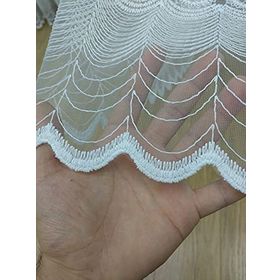 Perde Alemi Brode İşlemeli Normal Pile 1-2.5 100x260 cm Tül Perde