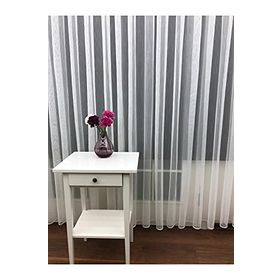 Perde Alemi çizgili Düz Seyrek Pile 1-2 150x250 cm Tül Perde