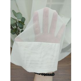 Perde Alemi Ekru Tergal Düz Etek Katlamalı Sık Pile 1-3 500x250 cm Tül Perde