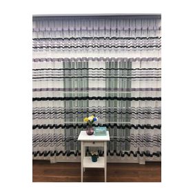Perde Alemi Enine Çizgili Bantlı Spor Normal Pile 1-2.5 100x260 cm Tül Perde