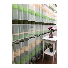 Perde Alemi Enine Çizgili Bantlı Spor Normal Pile 1-2.5 250x260 cm Tül Perde