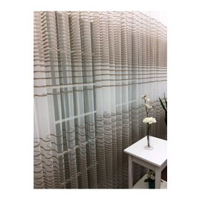 Perde Alemi Enine Çizgili Bantlı Spor Sık Pile 1-3 100x250 cm Tül Perde
