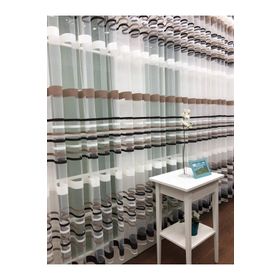 Perde Alemi Enine Çizgili Bantlı Spor Sık Pile 1-3 100x250 cm Tül Perde