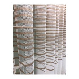 Perde Alemi Enine Çizgili Bantlı Spor Sık Pile 1-3 100x260 cm Tül Perde